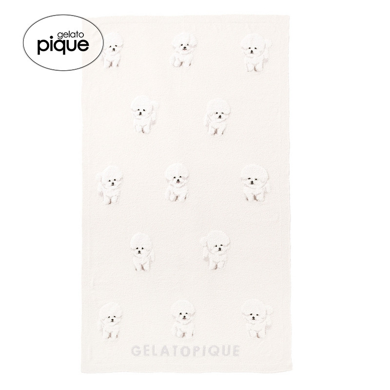 gelato pique25秋冬新品毯子半边绒动物蛋糕满印毛毯PSGG254842
