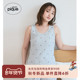 女睡衣华夫格星星无袖 gelato pique25秋冬新品 背心居家PWCT254317