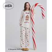 女睡衣Steiff熊长袖 gelato pique25秋冬新品 T恤圣诞PWCT255272