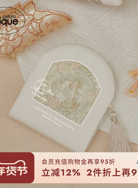 gelato pique春夏女镜子穆夏联名插画折叠化妆镜PWGG241720