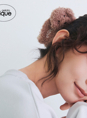 gelato pique25春夏新品头饰贵宾犬毛绒发夹抓夹PWGA251548