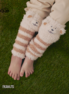 gelato pique25秋冬新品儿童袜子史努比家族毛绒护腿PKGS259183