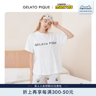 小黄人联名情侣短裤 gelato pique春夏情侣款 睡裤 无性别PUCP222391