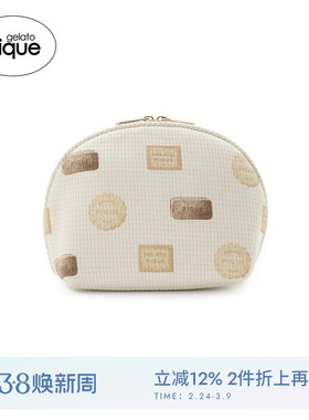 gelato pique秋冬女收纳包饼干华夫格纹零钱包PWGB245704
