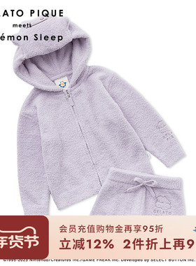 gelato pique秋冬儿童睡衣套装宝可梦百变怪连帽PKNT244427