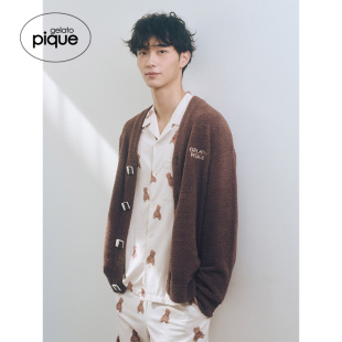 情人节半边绒开衫 男女同款 PMNT251051 pique25春夏新品 gelato