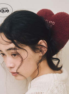 gelato pique25春夏新品女情人节发圈爱心毛绒发饰PWGA251695