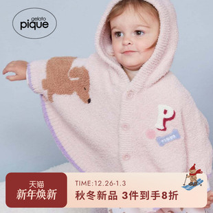 gelato 婴儿睡衣半边绒腊肠犬连帽斗篷PBNT255743 pique25秋冬新品