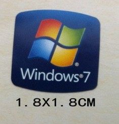 Windows 7系统标签 WIN7标签 笔记本电脑logo win7标签贴标 贴纸