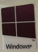 Windows10系统 红色WI10标签 笔记本电脑logo win10标签贴标 贴纸