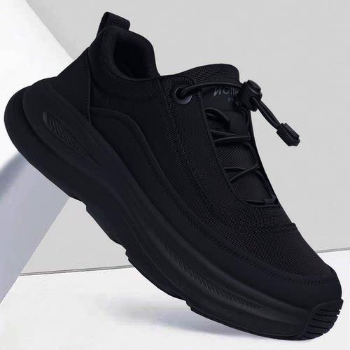 男鞋2026春季新款透气防臭牛津布鞋软厚底轻便休闲运动男士鞋子潮