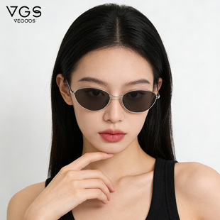 威古氏复古猫眼墨镜女老钱风太阳镜防晒防紫外线偏光太阳眼镜