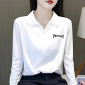 外贸专柜清仓捡漏新款 上衣体恤打底衫 宽松显瘦百搭长袖 纯棉POLO衫