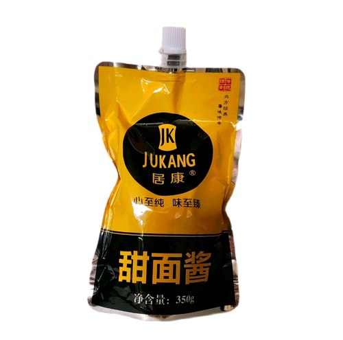 潍坊居康甜面酱350克/袋 居康豆瓣酱系列蘸酱烧烤酱煎饼果子酱