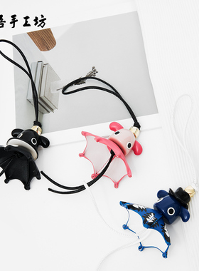 新款包包挂件适用于puzz小精灵莓莓包挂时尚钥匙扣