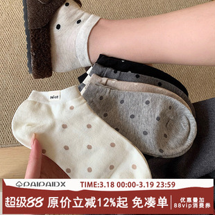 短袜子女士夏季天薄款纯棉2026新款爆款女款防臭脚气吸汗浅口短筒