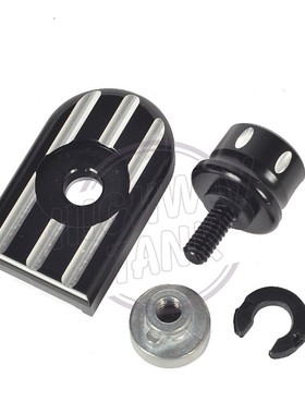 哈雷XL883 1200 750 CNC后座螺母装饰盖加螺丝 后皮座快拆螺丝垫