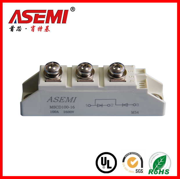 MSCD100-16 microsemi型模块 ASEMI首芯原厂原装 100A1600V