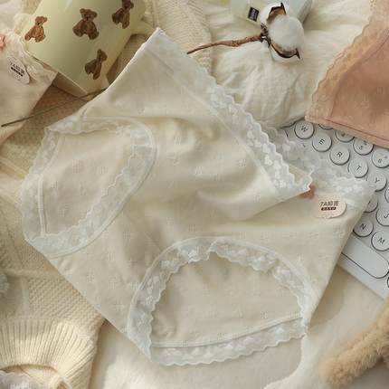 小香风内裤女生纯棉7A全棉抑菌裆女士中腰包臀大码三角裤2026新款
