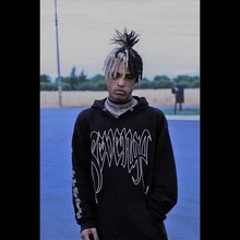 官方现货Revenge XXXtentacion同款连帽卫衣发泡LOGO白色手掌帽衫