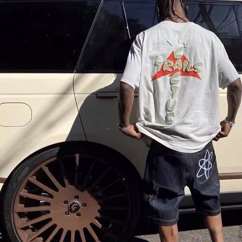 Travis Scott Cactus Jack Trails Assn Tee 周边合作款发泡短袖