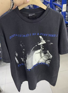 ENFANTS RICHES DEPRIMES FW25“困境中”针织水洗做旧短袖T恤