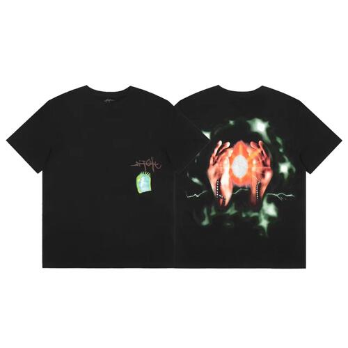 Travis Scott Utopia C5 Tee Black 乌托邦希望之光短袖