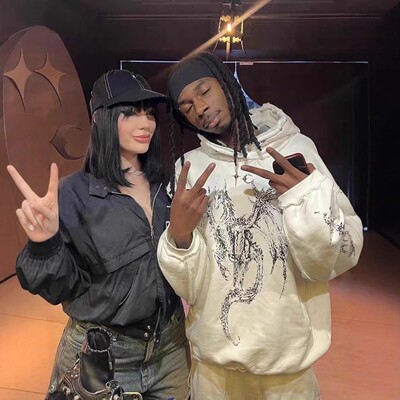 ThugClub24ss白色龙年限定龙钉美式街头连帽衫重磅宽松水洗卫衣潮