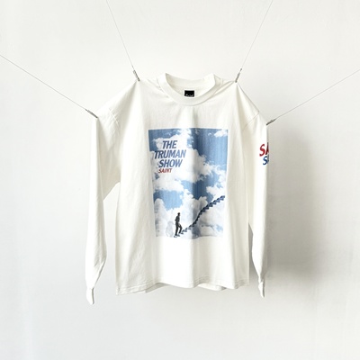 Saint 致敬电影《楚门的世界》限定联名款280g重磅单缝线直喷长袖