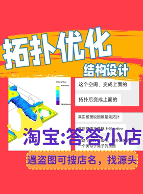 optistruct拓扑优化ansys拓扑优化设计comsol拓扑优化结构优化