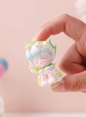 新款元气盲盒桌面可爱创意心潮玩树脂工艺摆件情人节礼物