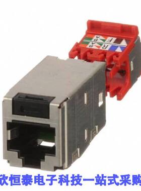CJS5E88TGY连接器 《 CATEGORY 5E, RJ45, 8-POSITION, 8    》