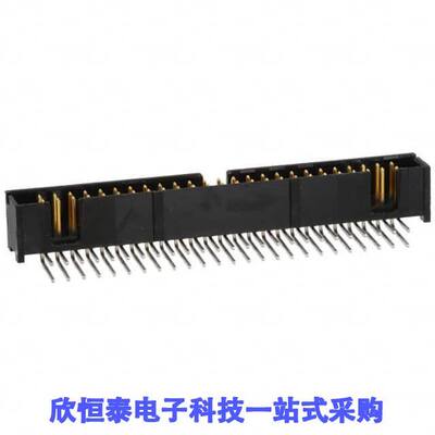 1-103310-0连接器 《 CONN HEADER R/A 50POS 2.54MM    》