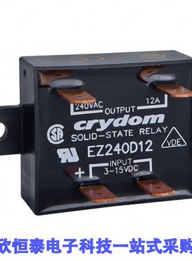 EZ240D12继电器 《 SSR RELAY SPST-NO 12A 24-280V    》