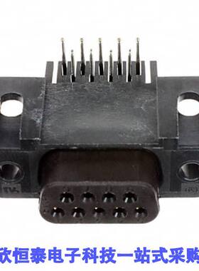 747459-2连接器 《 CONN D-SUB RCPT 9POS R/A SOLDER    》