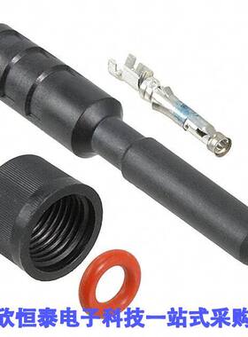 5-861610-3连接器 《 CONN LGH PLUG 1POS CYL STR    》