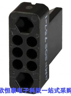 202757-1连接器 《 CONN 6POS BLA【 PNL MNT    》