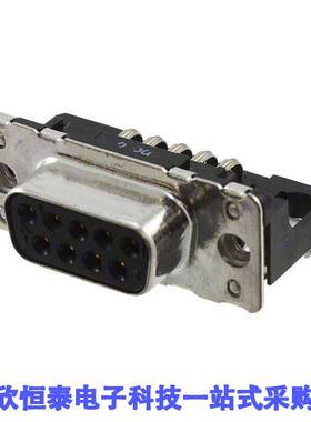 09661527616连接器 《 CONN D-SUB RCPT 9POS R/A SOLDER    》