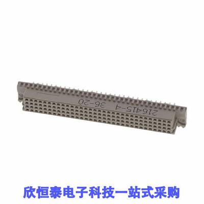 216415-4连接器 《 CONN DIN RCPT 128POS PCB GOLD    》