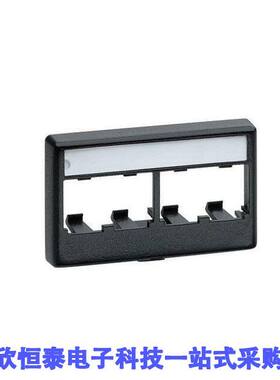 CFFPL4EI连接器 《 FURNITURE FACEPLATE, 4 PORT, ELE    》