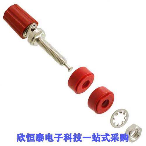 2439-2连接器 《 CONN BIND POST MINI KNURLED RED    》