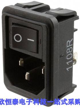 1-1609112-3连接器 《 PWR ENT MOD RCPT IEC320-C14 PNL    》