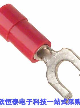 0191210008连接器 《 CONN SPADE TERM 18-22AWG #8 RED    》