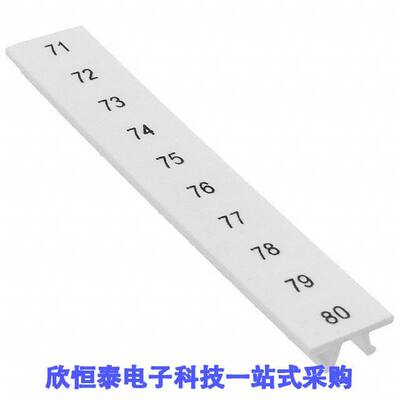 1053027:0071连接器 《 ZA【 STRIP 10-SECTION WHITE    》