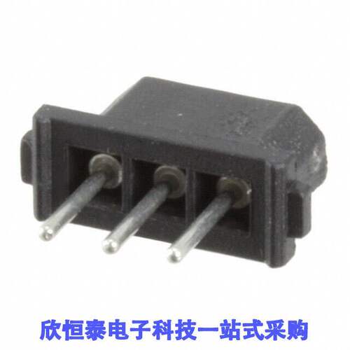 M80-8400342连接器 《 CONN RCPT 3POS 0.079 GOLD PCB    》