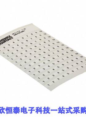 0804183:0001连接器 《 MARKER CARD PRINTED 1-10 1=1CARD    》