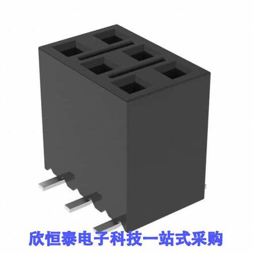 SSM-103-L-DV-K-TR连接器 《 CONN RCPT 6POS 0.1 GOLD SMD    》