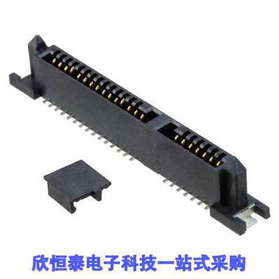 1735284-1连接器 《 CONN SATA RCPT 22POS SLD SMD    》