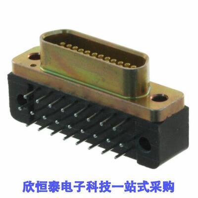 MDM-25SCBR连接器 《 CONN MICRO-D RCPT 25POS R/A SLDR    》