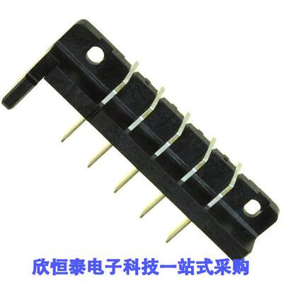 5787246-1连接器 《 CONN HDR 5POS 5.00MM R/A SLDR    》